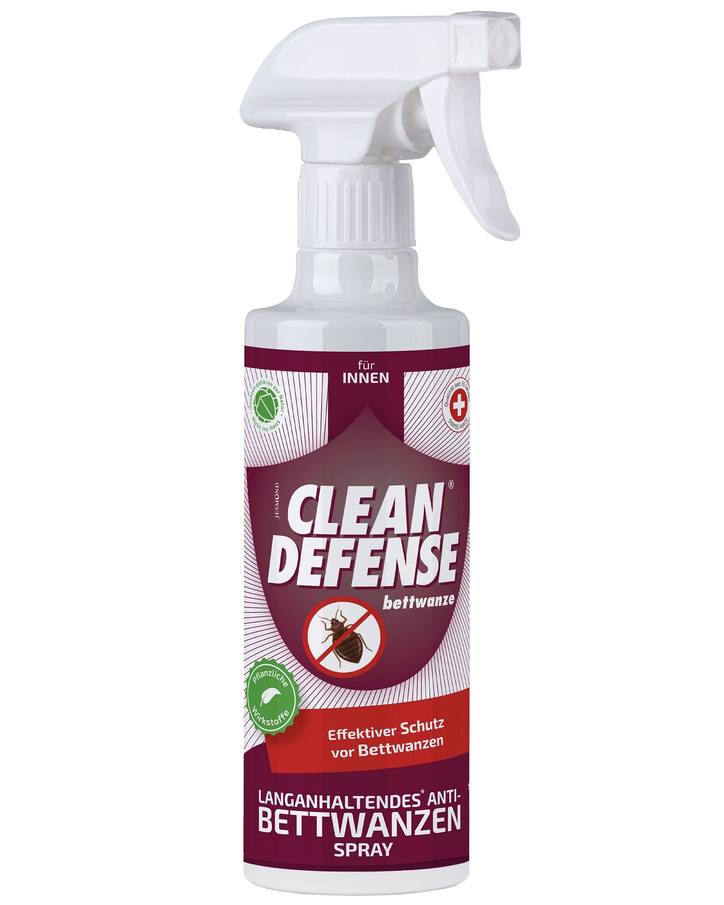 CLEAN DEFENSE Bettwanzenspray - Effektiv gegen Bettwanzen und Larven