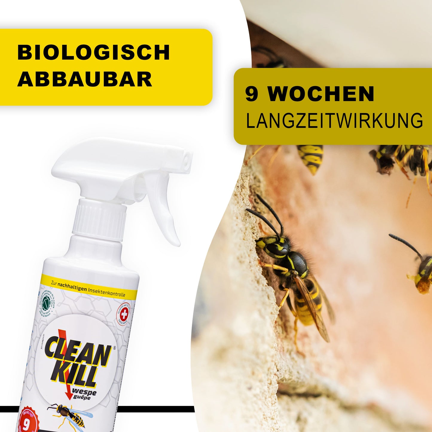 CLEAN KILL Wespenspray für innen und außen